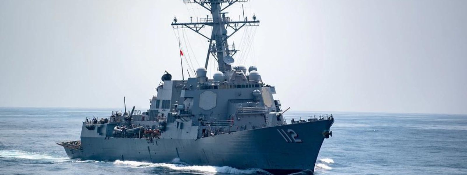 Second US Navy Ship, USS Okane, Docks in Colombo